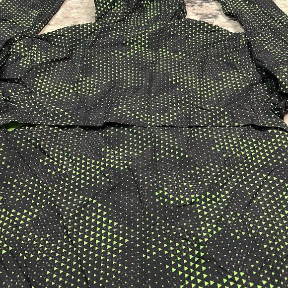 Gymshark Hooded Windbreaker Camouflage Jacket Green Men's M Workout - Picture 9 of 14